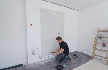 Montage E-NERGY CARBON Fleece Wand Schritt 5